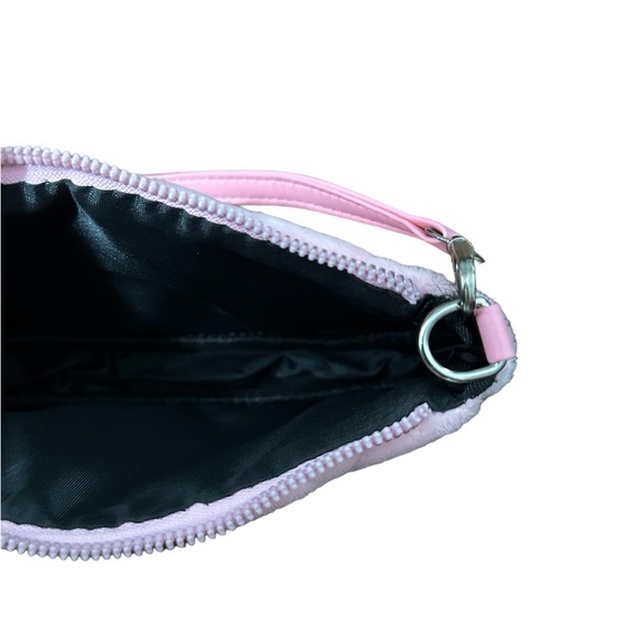 Cutest y2K fuzzy pink & rhinestone/gem sparkly purse! - Picture 4 of 4